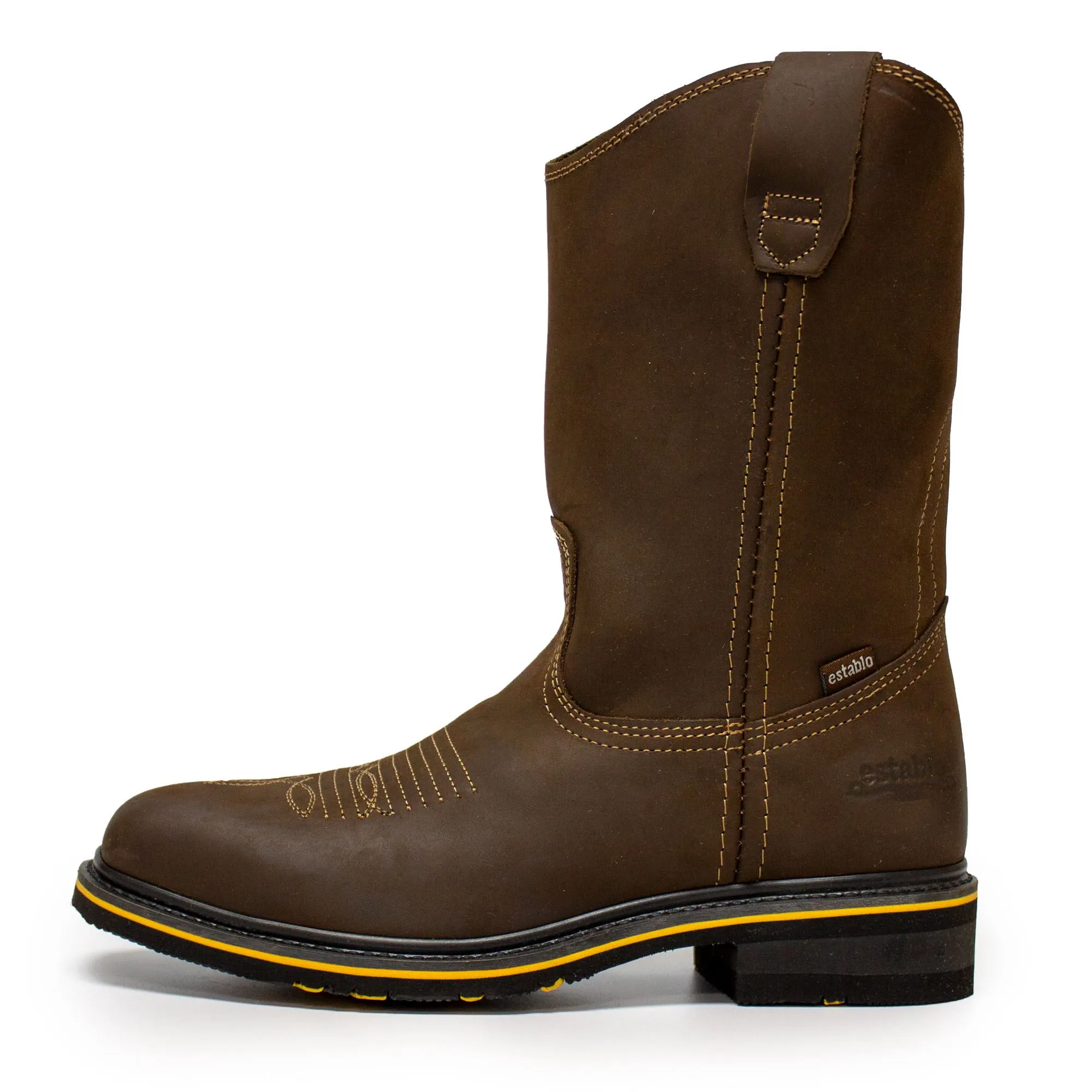 ESTABLO Men's Rodeo Steel Toe Work Boot 41544