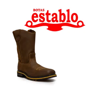 ESTABLO Men's Rodeo Steel Toe Work Boot 41544