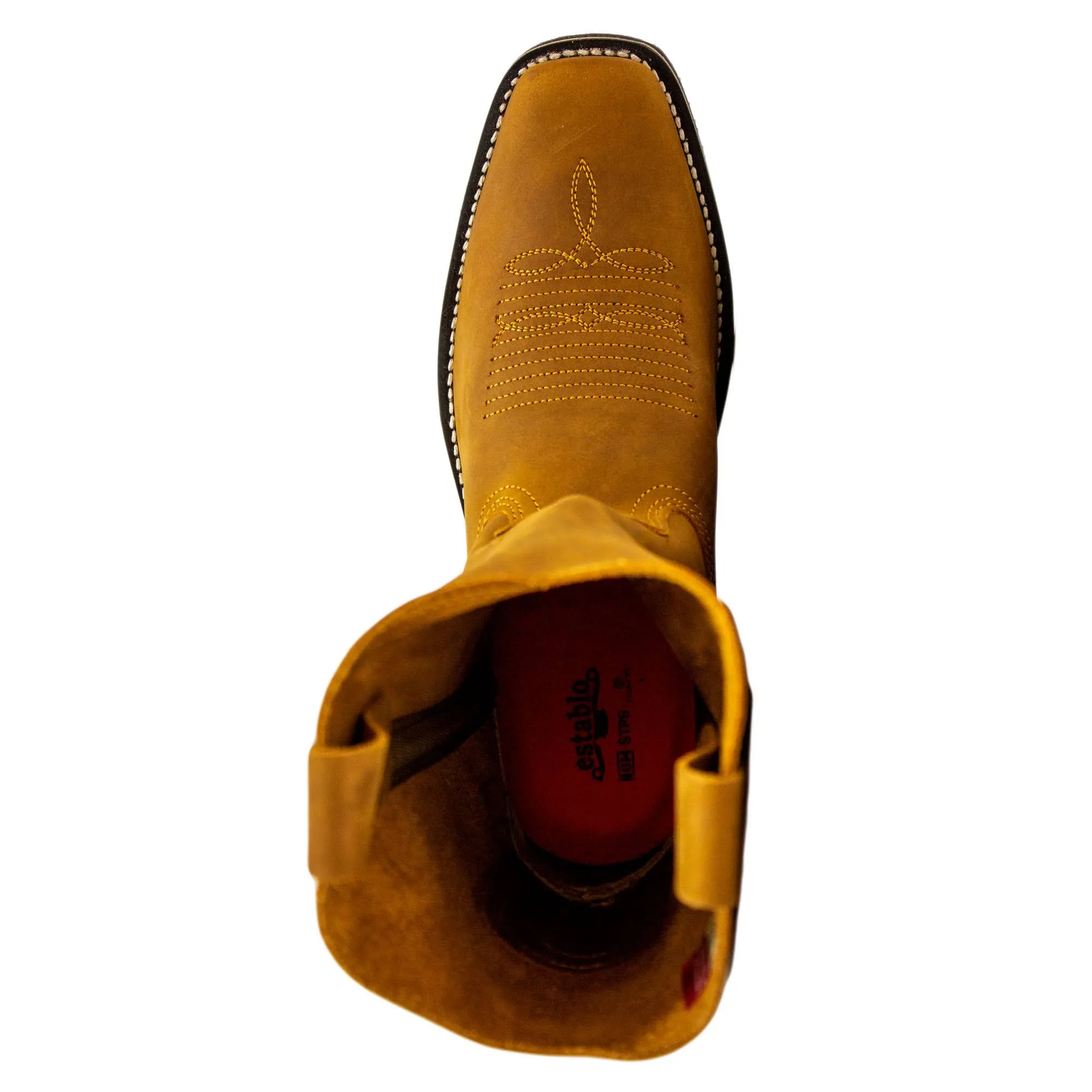 ESTABLO Men's Work Rodeo Soft Toe Work Boot 41530