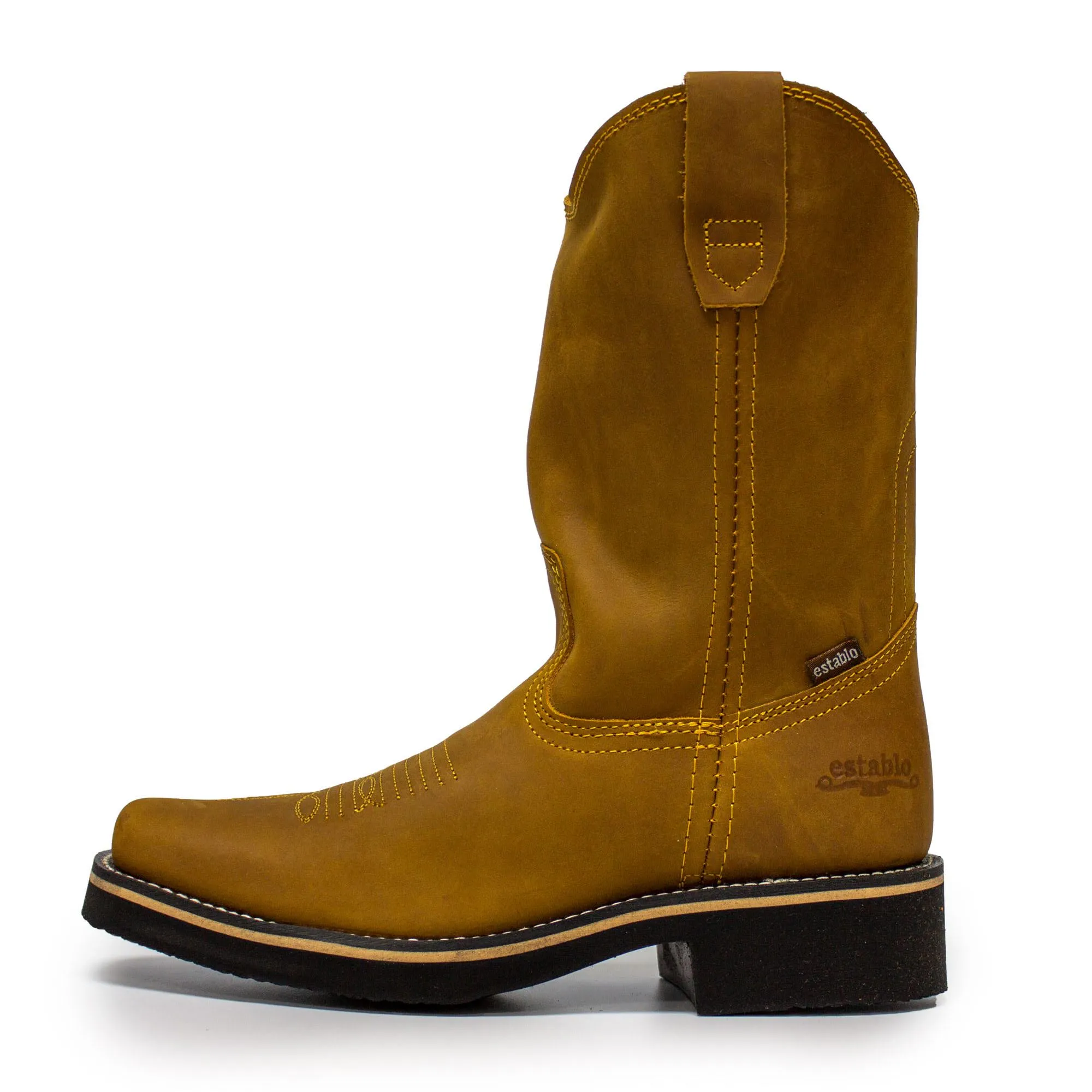 ESTABLO Men's Work Rodeo Soft Toe Work Boot 41530