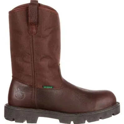 GEORGIA BOOT Men's 11 Inch Homeland Steel Toe Waterproof Work Boot G111