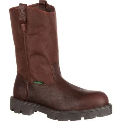 GEORGIA BOOT Men's 11 Inch Homeland Steel Toe Waterproof Work Boot G111