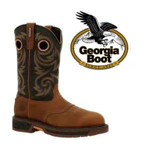 GEORGIA BOOT Men's 11 Inches Inch Carbo-Tec LT Waterproof Pull-On Zipper GB00438