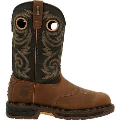 GEORGIA BOOT Men's 11 Inches Inch Carbo-Tec LT Waterproof Pull-On Zipper GB00438