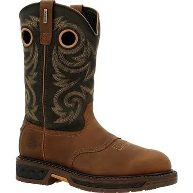 GEORGIA BOOT Men's 11 Inches Inch Carbo-Tec LT Waterproof Pull-On Zipper GB00438