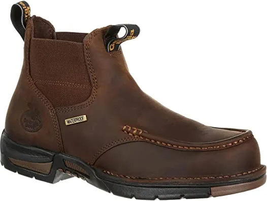 GEORGIA BOOT Men's Athens Chelsea 5 Inch Waterproof Work Boot GB00156
