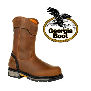 GEORGIA BOOT Men's Carbo-Tec LTX 11 Inch Waterproof Pull On Zipper Work Boot GB00393