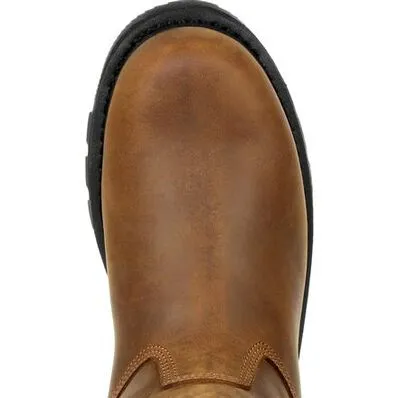 GEORGIA BOOT Men's Carbo-Tec LTX 11 Inch Waterproof Pull On Zipper Work Boot GB00393