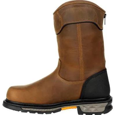 GEORGIA BOOT Men's Carbo-Tec LTX 11 Inch Waterproof Pull On Zipper Work Boot GB00393