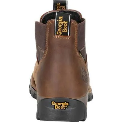 GEORGIA BOOT Men's Eagle One Steel Toe 4 Inch Waterproof Chelsea Work Boot GB00337