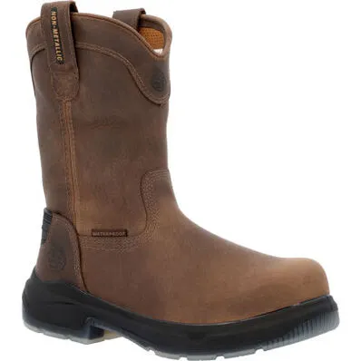 GEORGIA BOOT Men's Flexpoint Ultra 8 Inch Composite Toe Waterproof Wellington Pull-on Work Boot GB00555