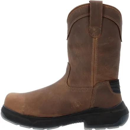 GEORGIA BOOT Men's Flexpoint Ultra 8 Inch Composite Toe Waterproof Wellington Pull-on Work Boot GB00555