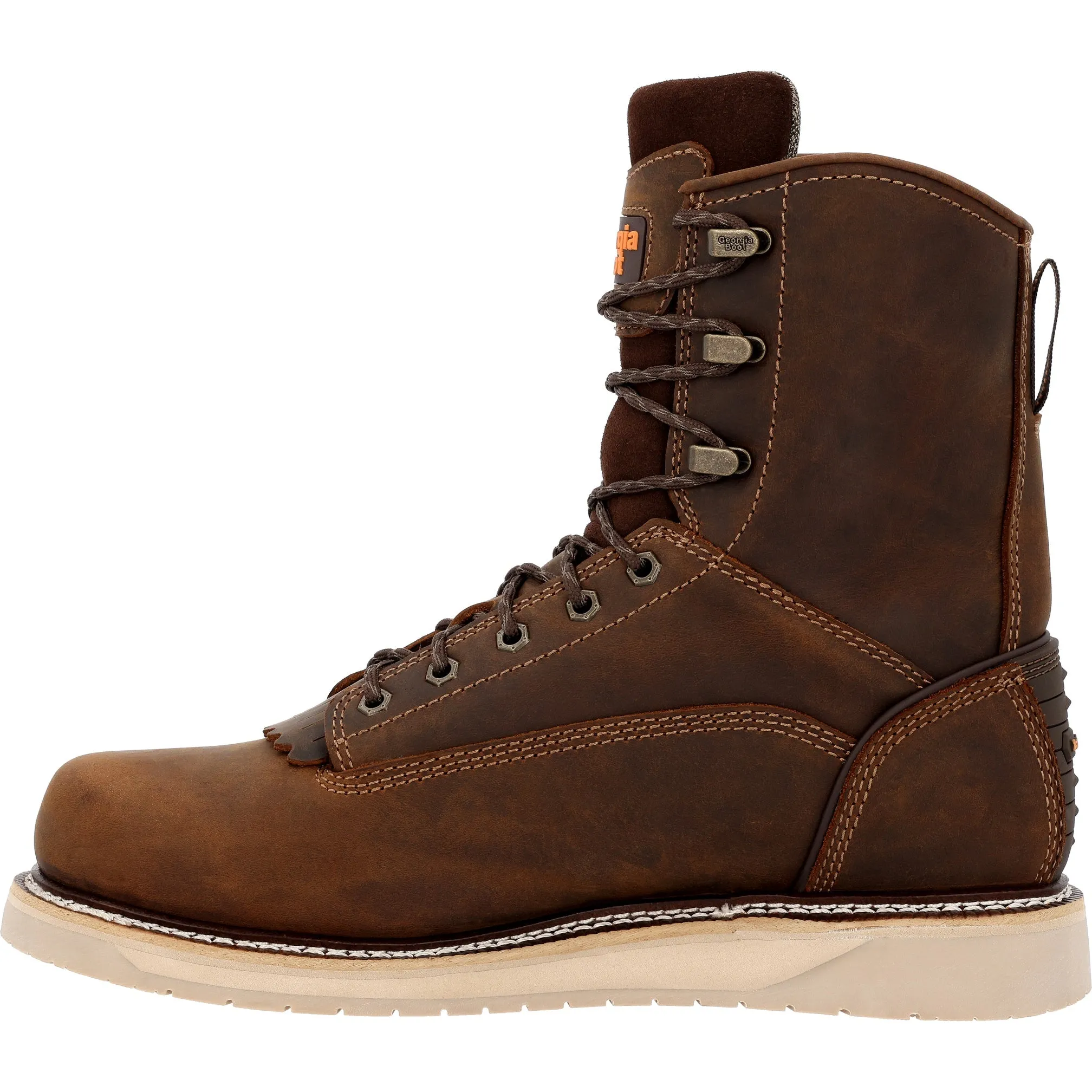 GEORGIA BOOT Men's Georgia Boot AMP LT Wedge 8 Inch Waterproof Work Boot GB00593