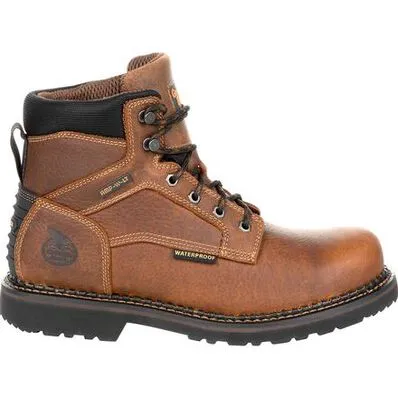 GEORGIA BOOT Men's Giant Revamp 6 Inch Steel Toe Waterproof Work Boot GB00317