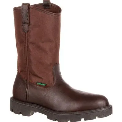 GEORGIA BOOT Men's Homeland Waterproof Wellington 11 Inch Work Boot G113