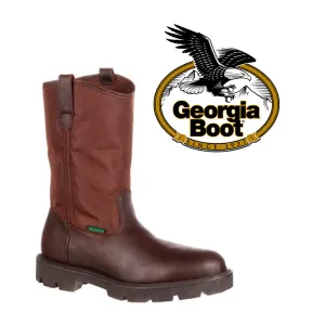 GEORGIA BOOT Men's Homeland Waterproof Wellington 11 Inch Work Boot G113