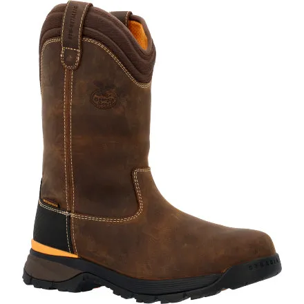 GEORGIA BOOT Men's TBD Waterproof Wellington 11 Inch Pull-On Work Boot GB00598