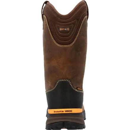 GEORGIA BOOT Men's TBD Waterproof Wellington 11 Inch Pull-On Work Boot GB00598
