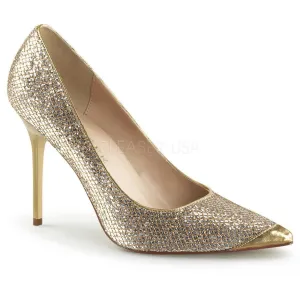 Glitter Pointed Court Shoes