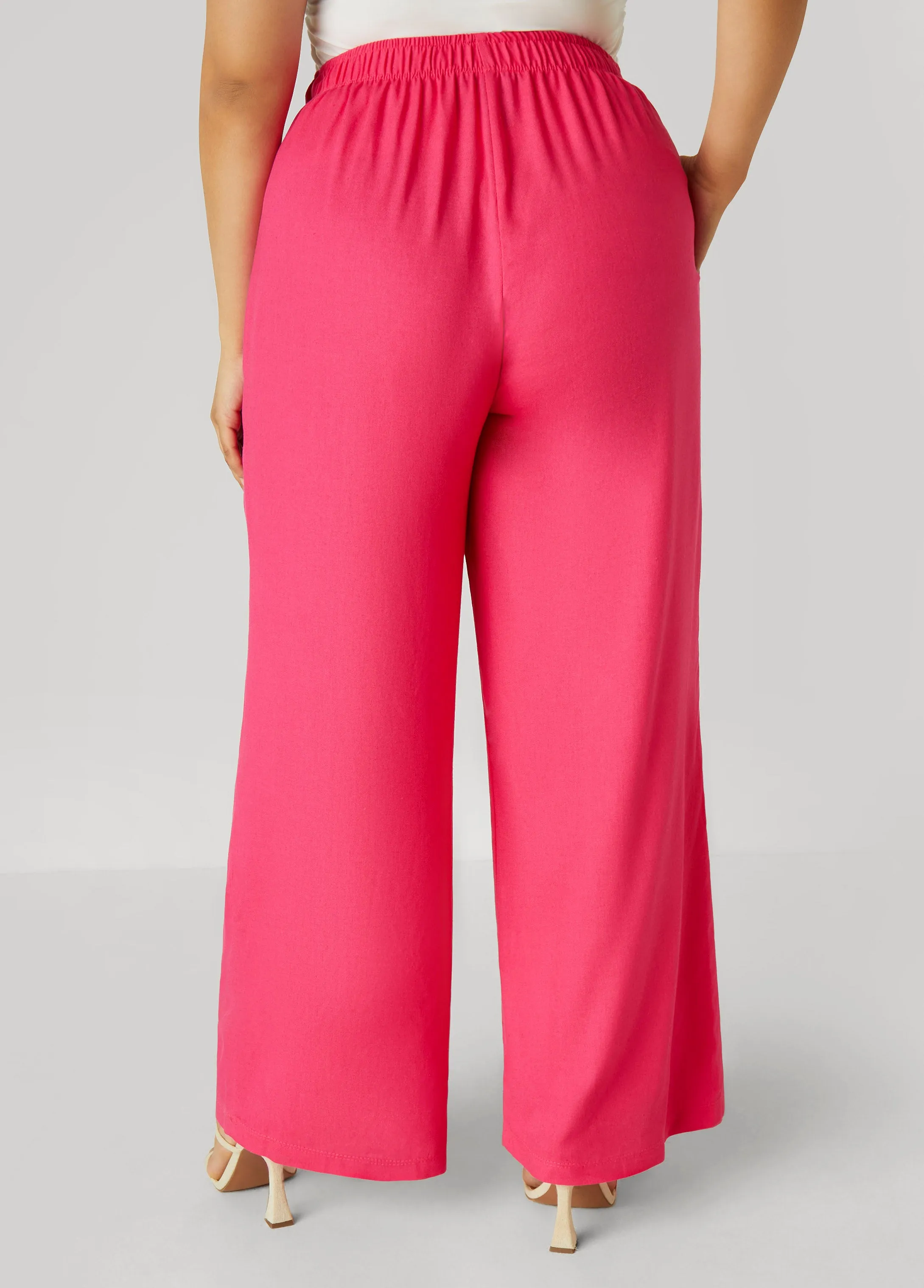 High Waist Wide Leg Pants