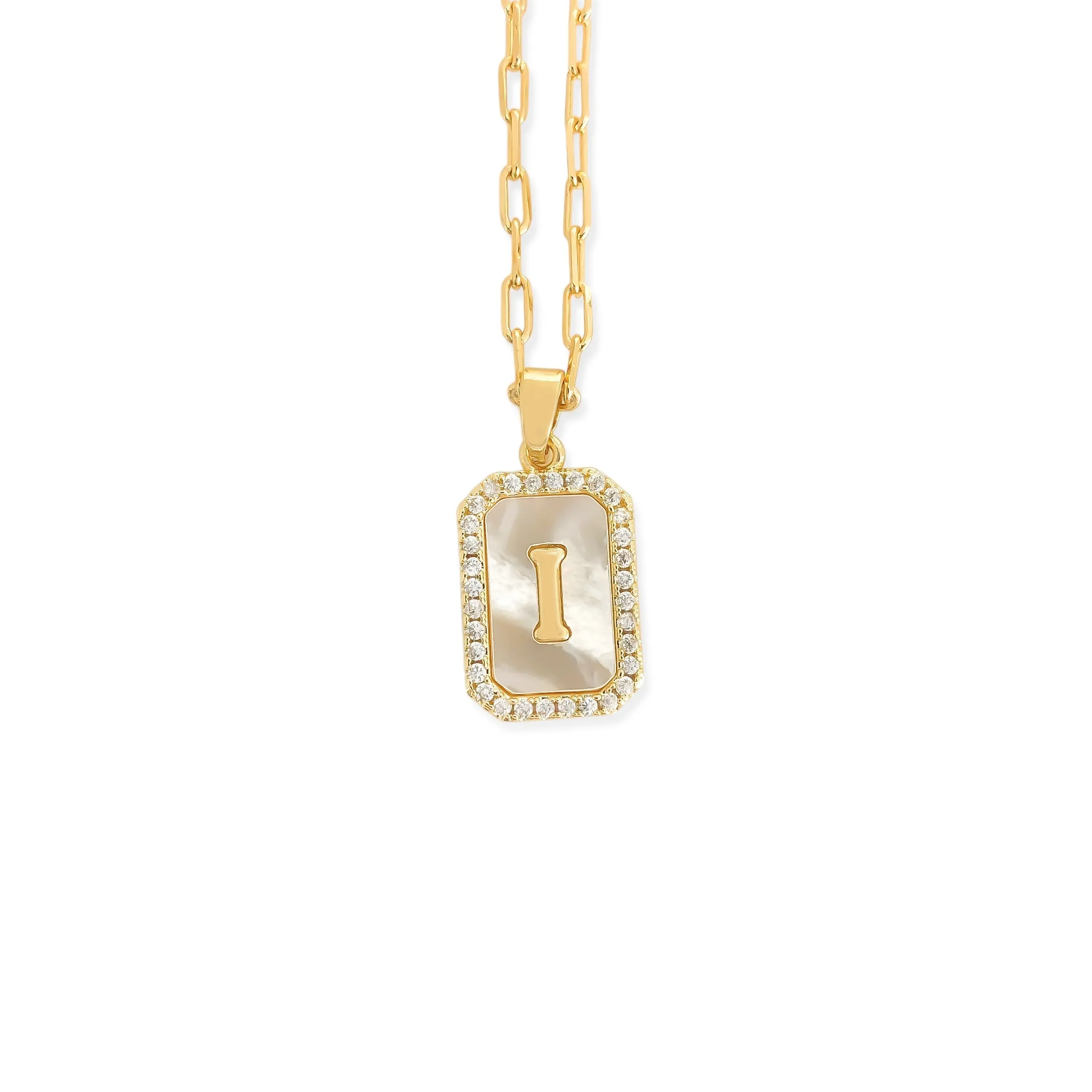I Letter Necklace