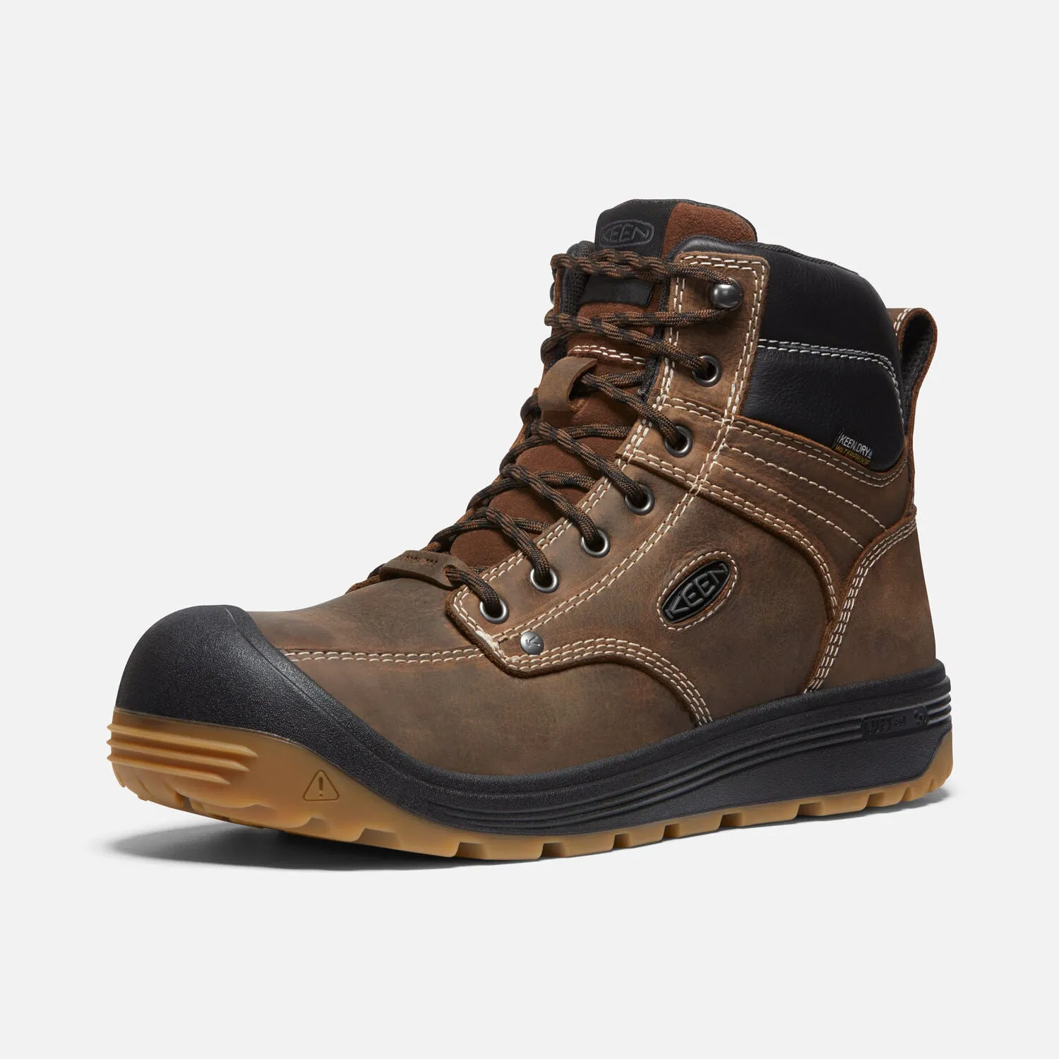 KEEN Men's Fort Wayne 6 Inch Waterproof (Carbon Fiber Toe) Work Boot 1027100