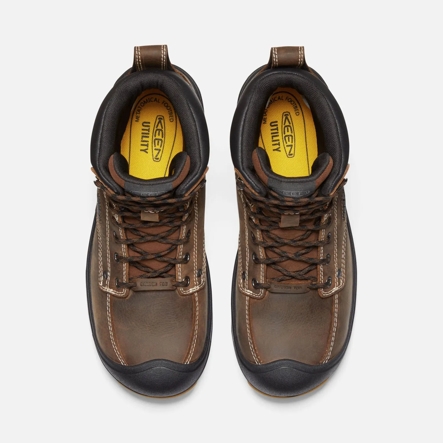 KEEN Men's Fort Wayne 6 Inch Waterproof (Carbon Fiber Toe) Work Boot 1027100