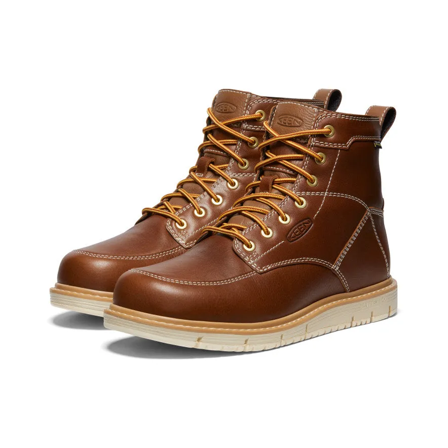 KEEN Men's San Jose 6 Inch Waterproof Boot Soft Toe Work Boot 1027082