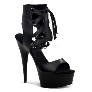 Lace Up Ankle Platform Shoes