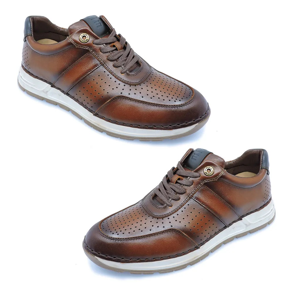 LOBO SOLO Men's SHOES 9744 ECLIPSE LEATHER LARIS ORANGE ID 44176