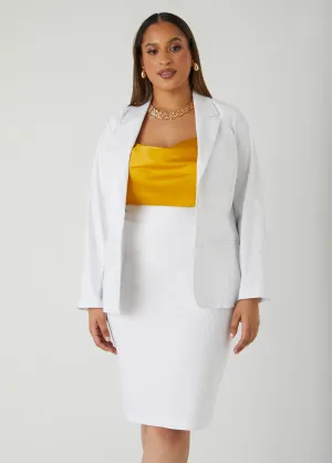 Millennium Button Front Blazer