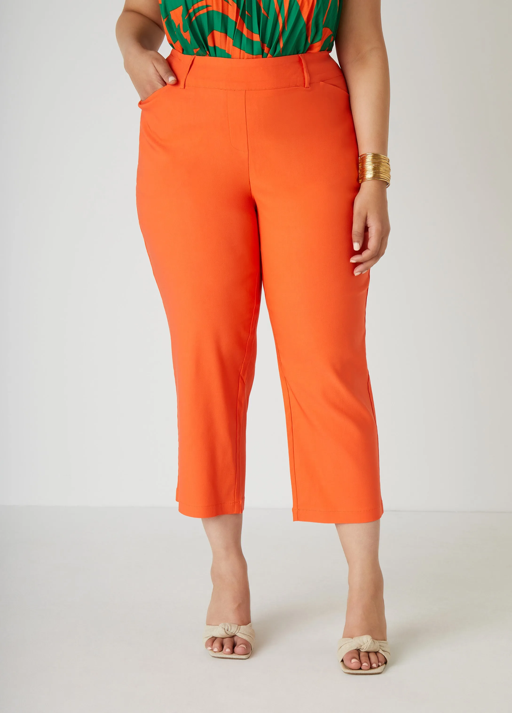 Millennium Cropped Twill Pants