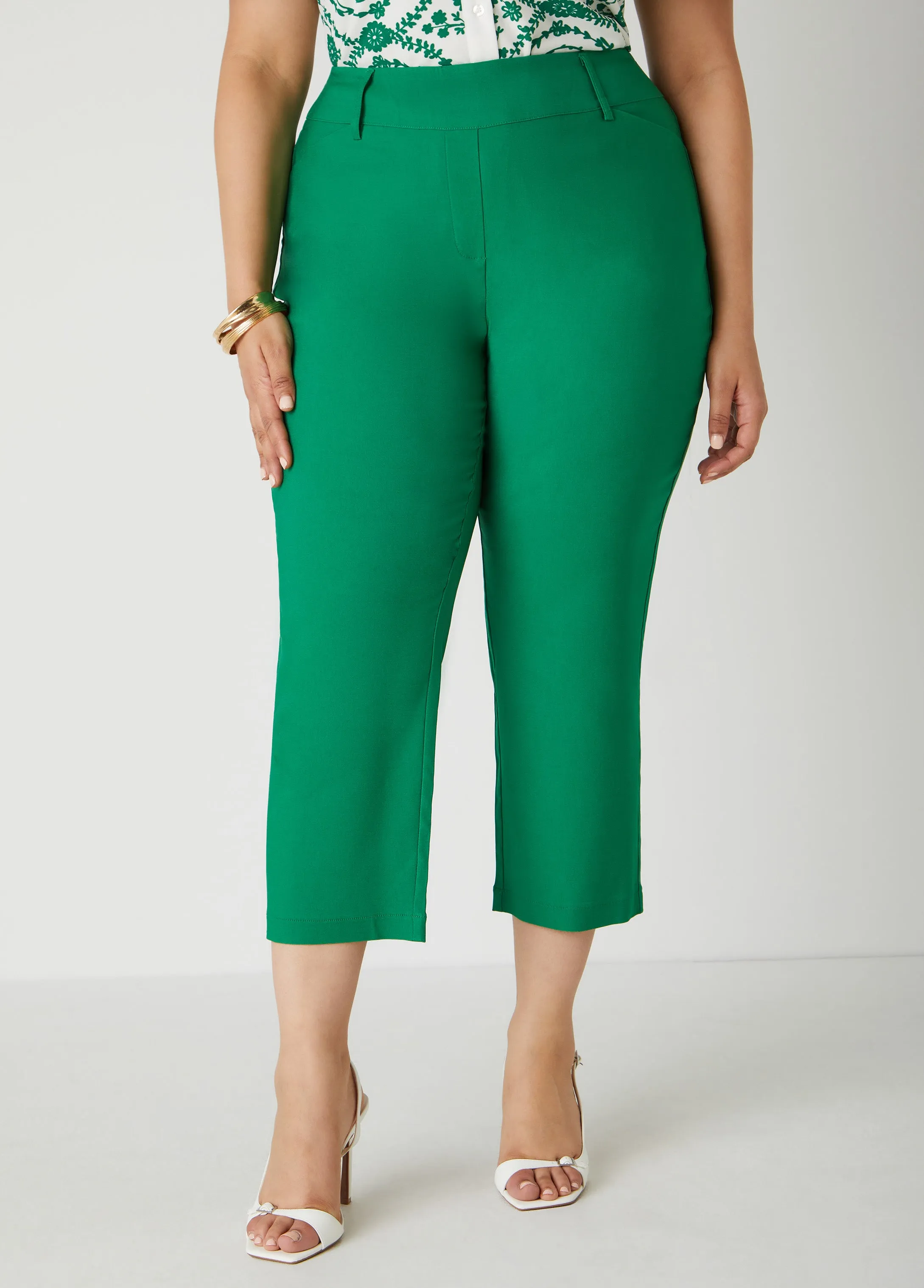 Millennium Cropped Twill Pants