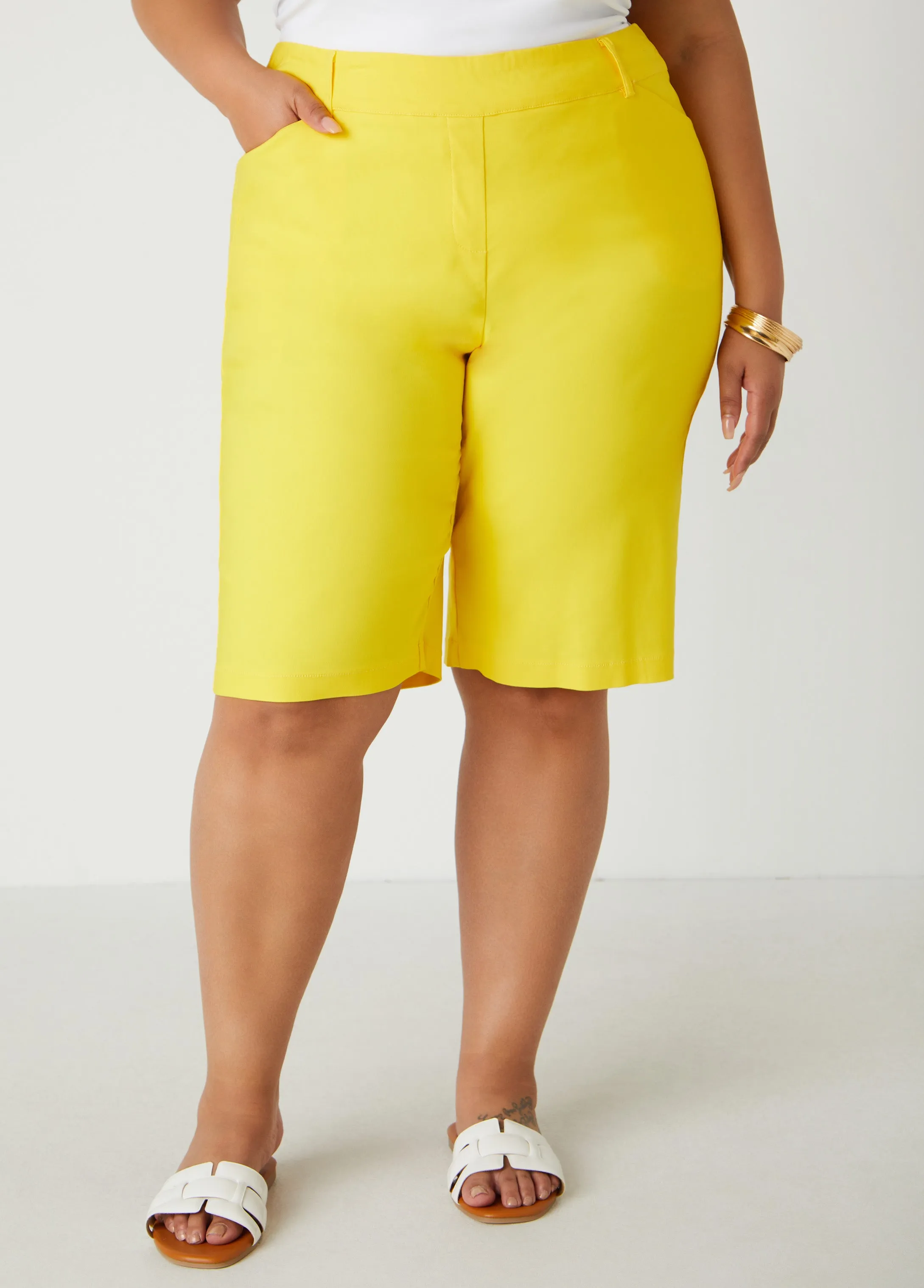 Millennium High Waist Bermuda Shorts