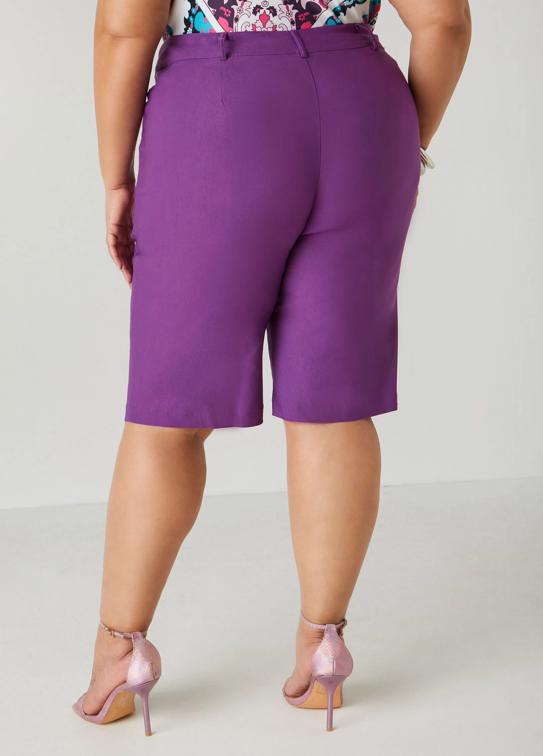 Millennium High Waist Bermuda Shorts