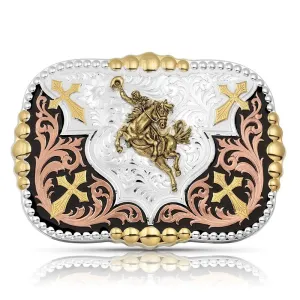 MONTANA SILVERSMITH Men's Faith In Four Buckle Tri Old Time SB 38310TRI-346
