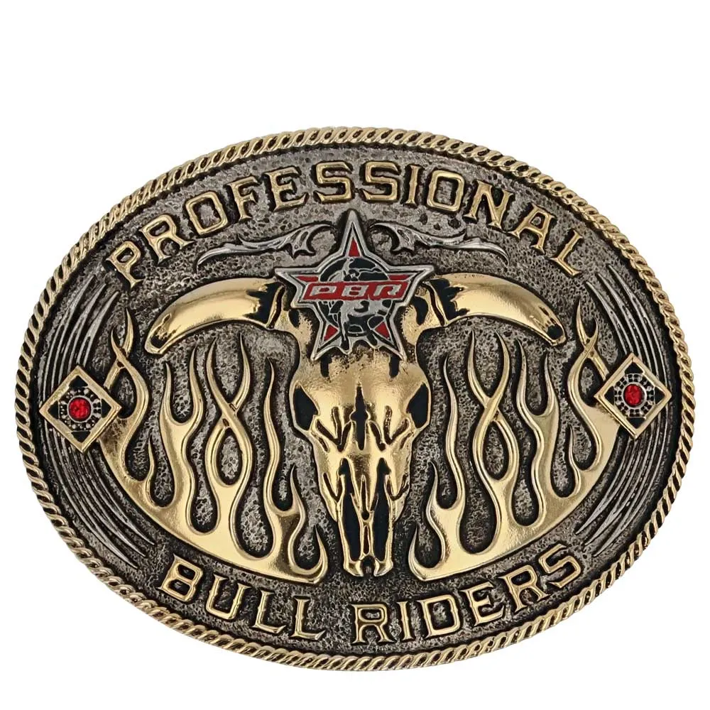 MONTANA SILVERSMITH Men's Open Flames Buckle PBR941