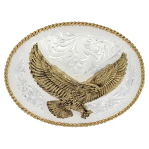 MONTANA SILVERSMITH Men's Oval Eagle Buckle 1460