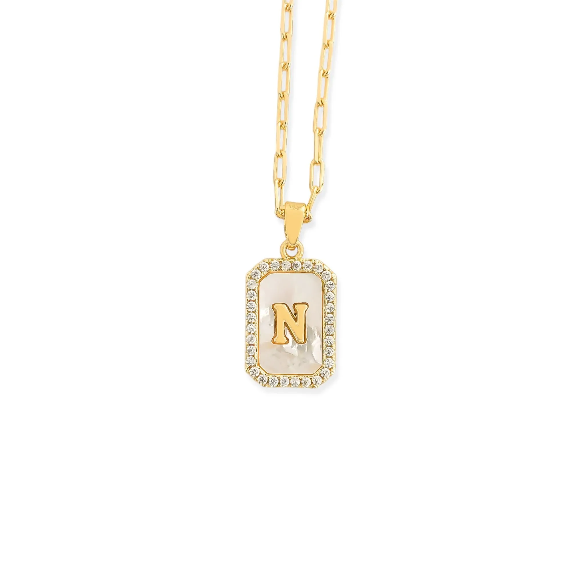 N Letter Necklace