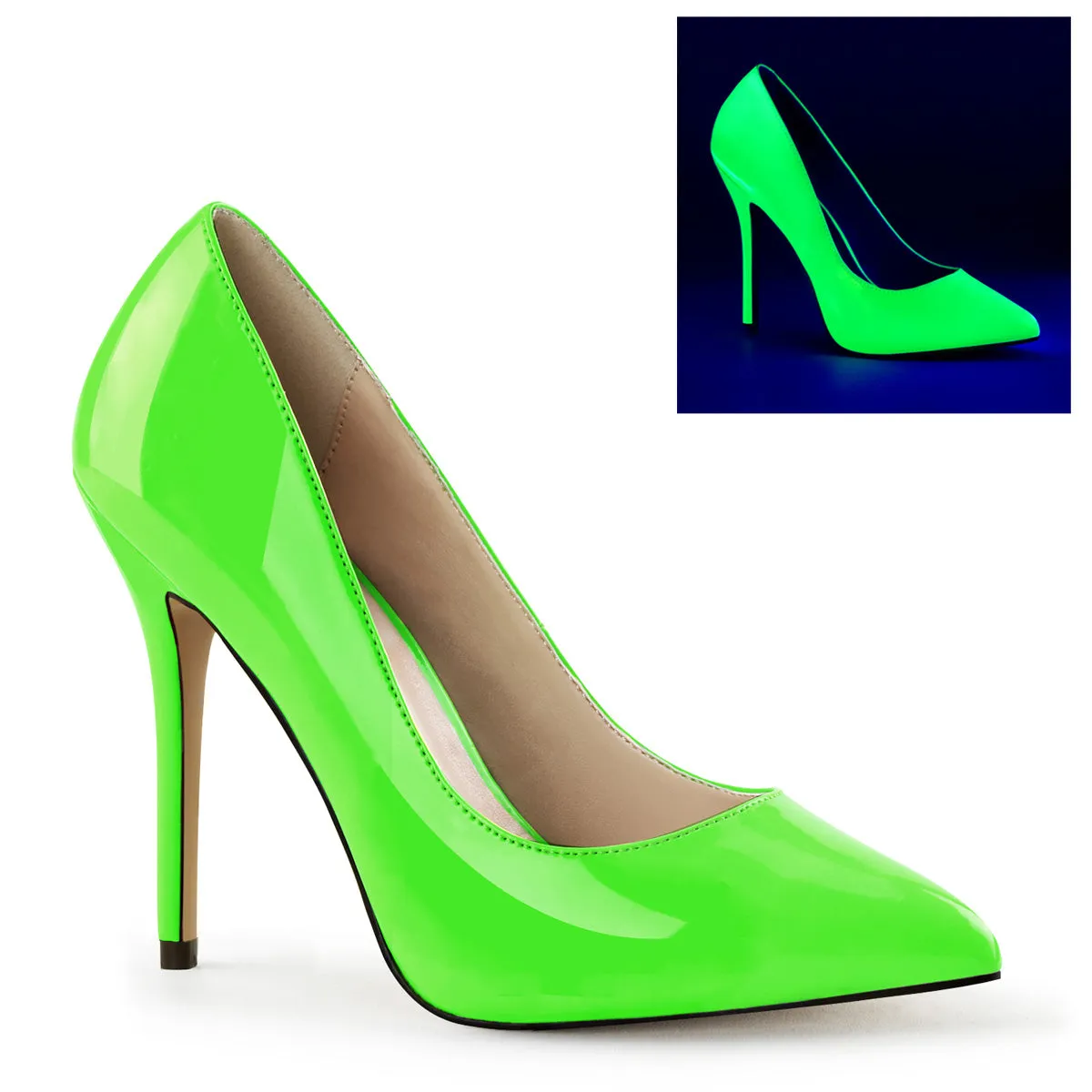 Pointed Court Shoes 5 inch heel