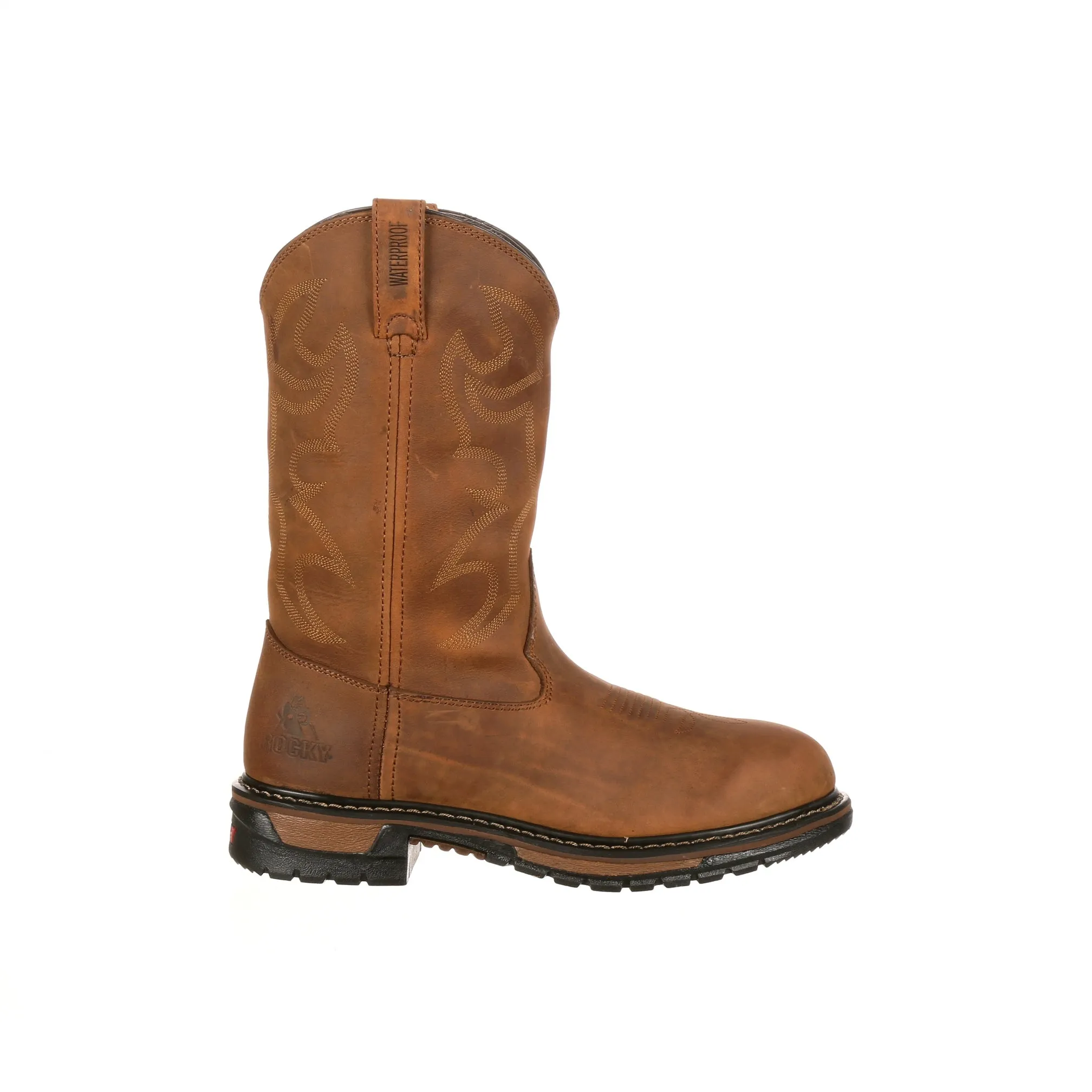ROCKY Men's Original Ride Branson Roper Waterproof Western Boots 2733