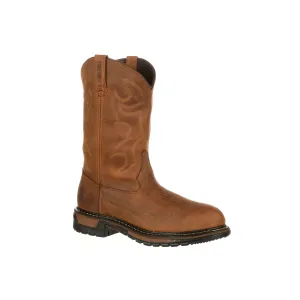 ROCKY Men's Original Ride Branson Roper Waterproof Western Boots 2733