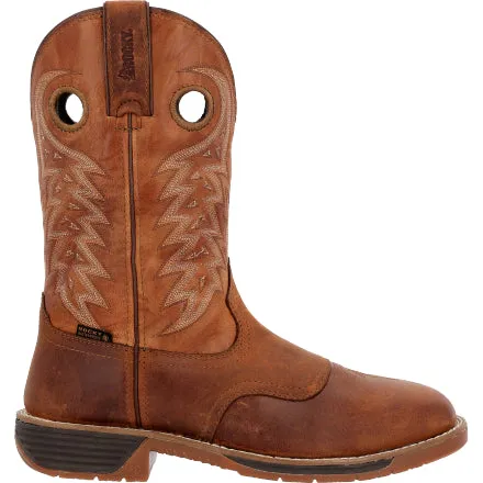 ROCKY Men's Rugged Trail Steel 11 Inch Toe Waterproof Western Boot RKW0392