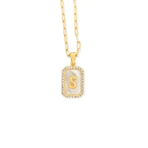 S Letter Necklace