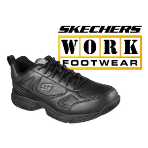 SKECHERS Men's Relaxed Fit: Dighton Slip Resistant Work Shoes 77111
