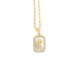 T Letter Necklace