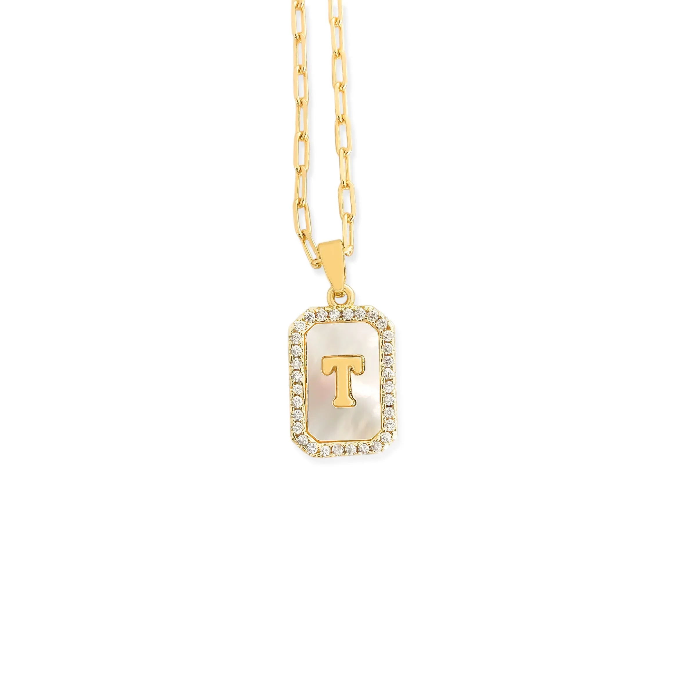T Letter Necklace