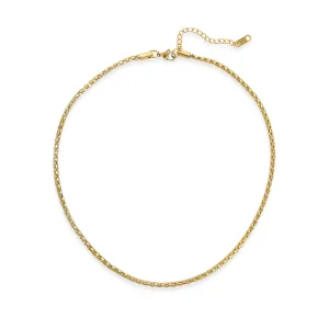 Thin Gold Chain Necklace