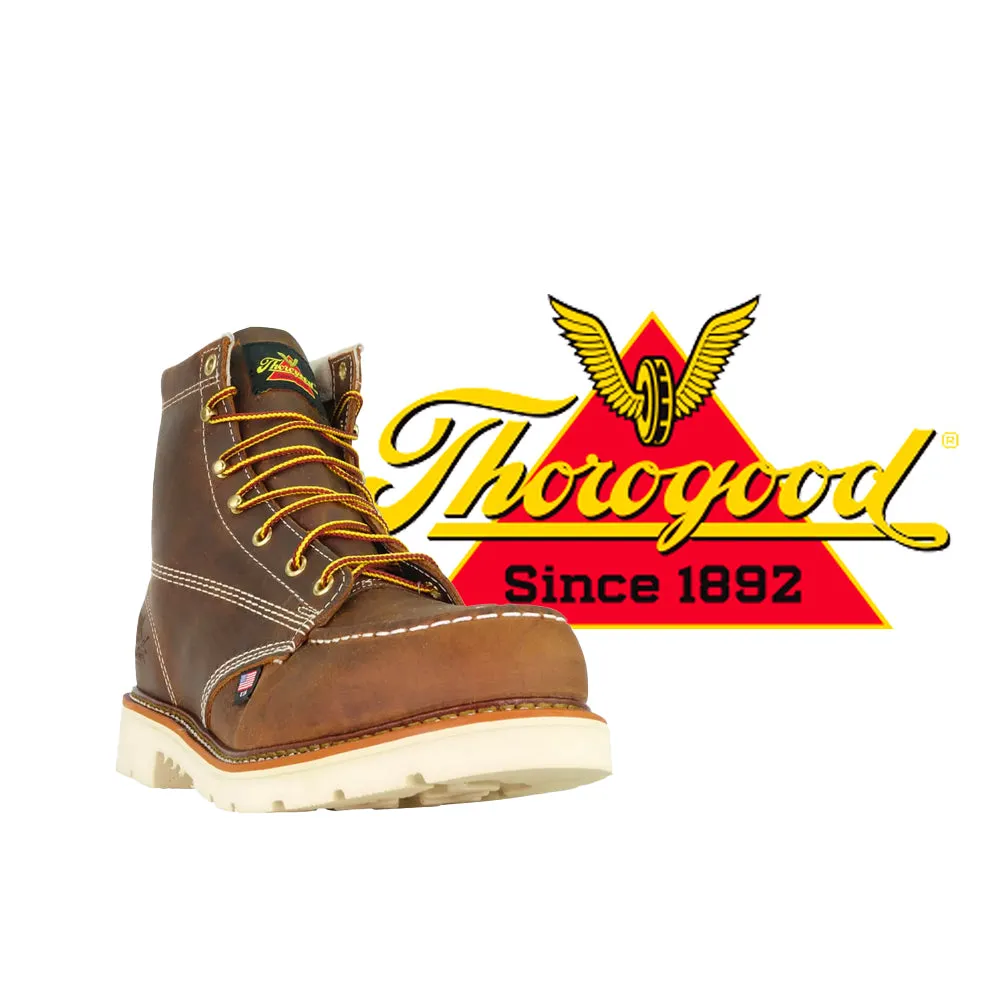 THOROGOOD Men's American Heritage ?C 6 Inch Trail Safety Toe 804-4375