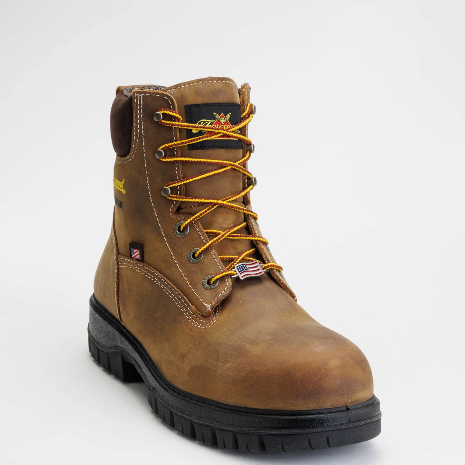 THOROGOOD Men's Genesis Series  6?? Chestnut Nano Safety Toe Waterproof 804-4149